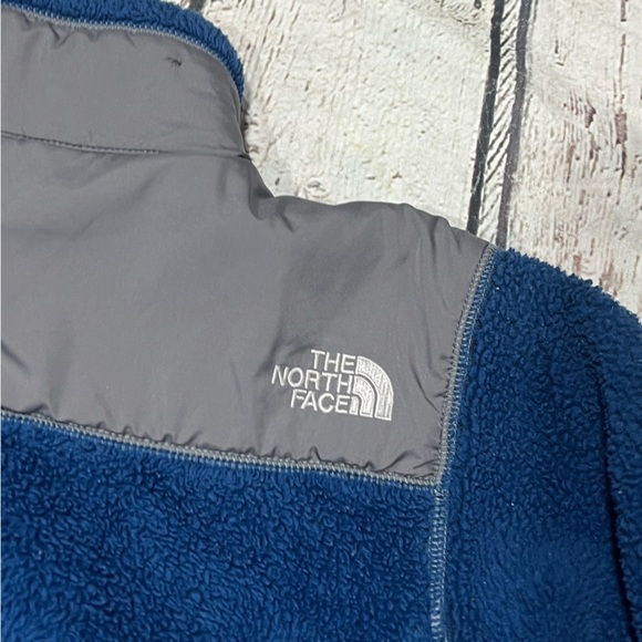 The North Face Summit Series Zip Up Womens Fleece Coat Jacket Blue - Picture 7 of 8
